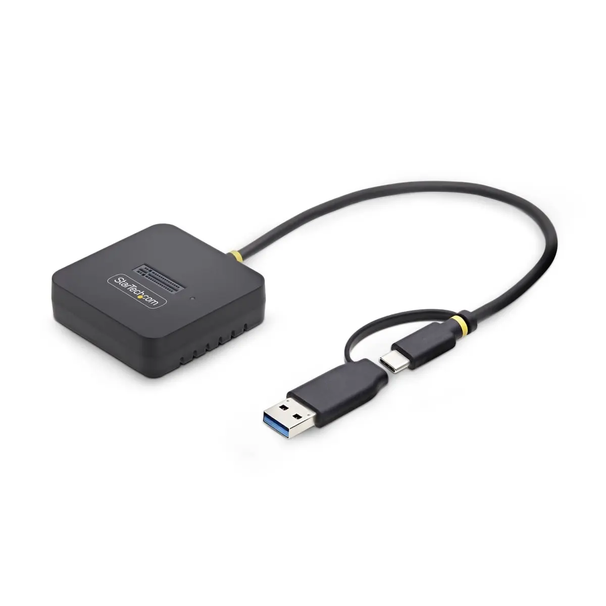 StarTech 1USB3-NVME-DOCK USB C - USB A to M.2 NVMe Dock Adapter, Black