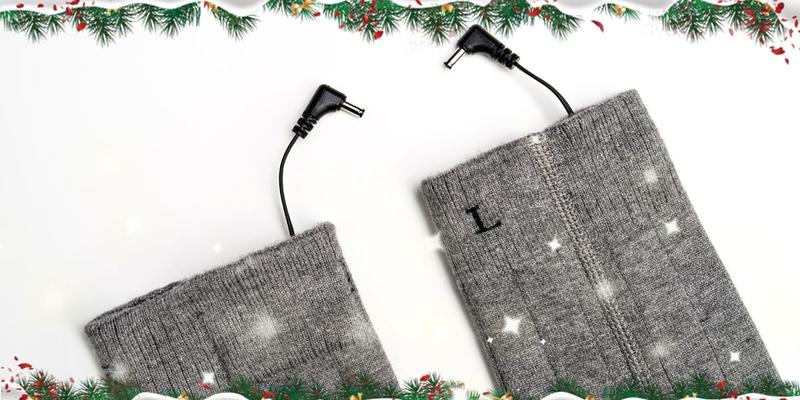 Valentine's Day gift, FathersDayGift,Christmas gift Ritizan Men's and Women's Heated Socks with Two 5000mAh Battery up to 149°F, Ideal for Skiing, Hiking, Hunting and Winter Outdoor Activities, Nice Christmas Gift!