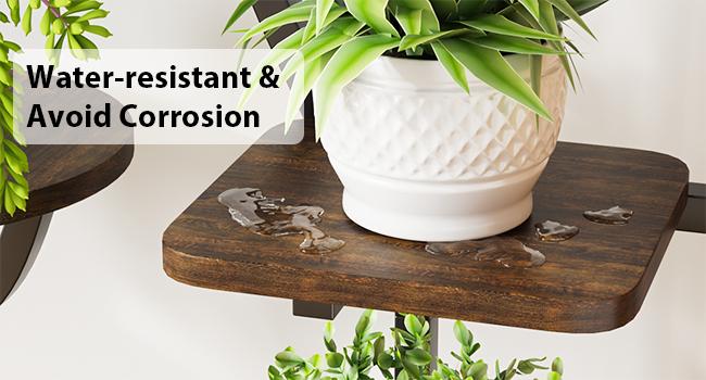 Plant Stand Indoor with Grow Light Corner Shelf for Living Room & Balcony Modern Design Sturdy Structure Perfect for Small Plants & Greenery