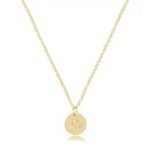 Enewton Be You Gold Disc Necklace