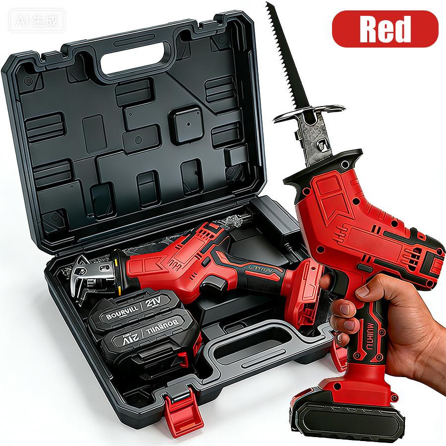 Reciprocating Saw for 36V Battery, 3 Variable Speed, Brushless Tool-Free Blade Change, 4 Saw Blades for Metal Wood PVC Cutting