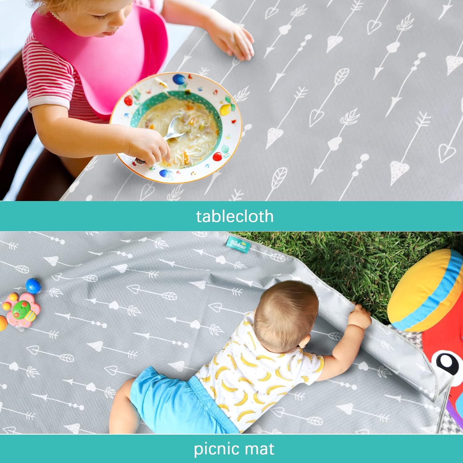 Biloban Splat Mat Splash Mat 2 Pack - Waterproof Anti-Slip Reusable Portable Lightweight Mat For Under High Chair Eating Mess Picnic Arts Crafts Floor Table 42''×46'' #TiktokshopStockUp Biloban Splat Mat Splash Mat 2 Pack - Waterproof Anti-Slip Reusable Portable Lightweight Mat For Under High Chair Eating Mess Picnic Arts Crafts Floor Table 42''×46'' #TiktokshopStockUp