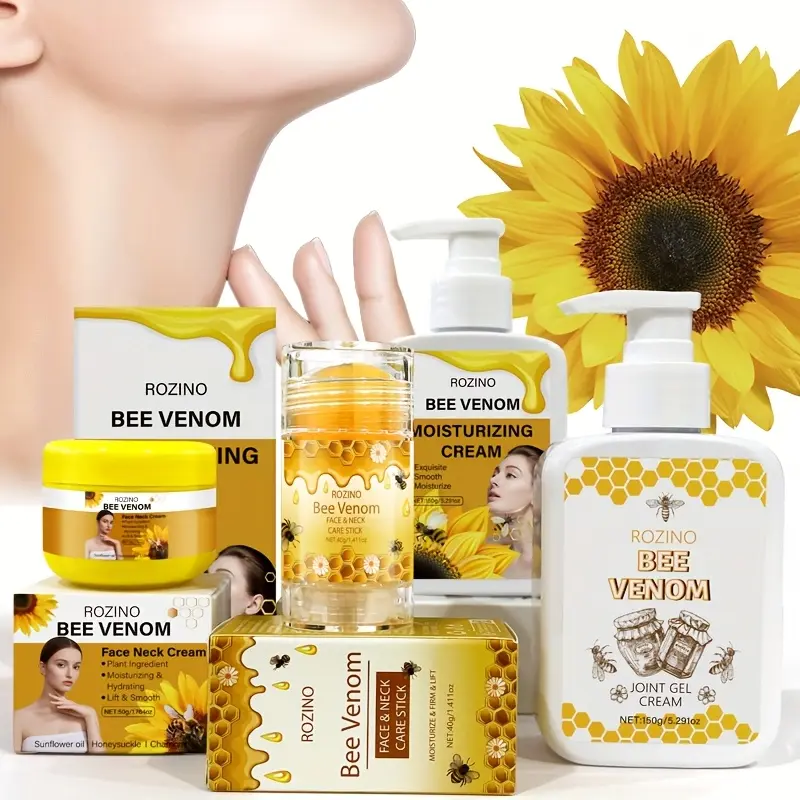 ボディクリーム rino ROZINO Body Care Set - Moisturizing Cream, Face & Neck Cream