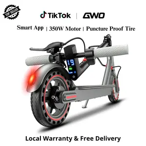 [Most Loved] Electric Scooter – 19 MPH Dual Brakes, 350W Motor, 8.5" Solid Tires, 36V Battery, Foldable Commuter E-Scooter for Adults & Teens