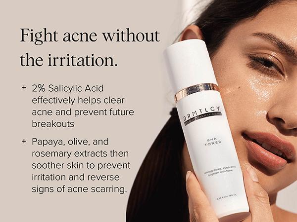 DRMTLGY BHA Toner 6.3 fl oz with Salicylic Acid Skincare Clear