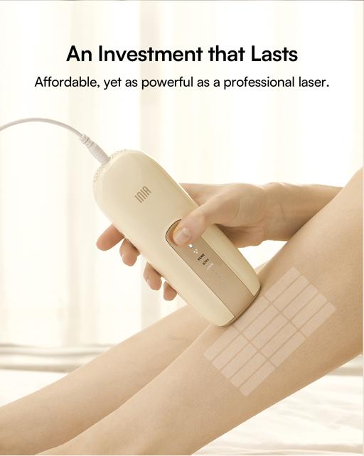 INIA FOND IPL At-Home Laser Hair Removal Device, Hair Root Elimination, 16.5J Energy, Unlimited Flashes, FDA Cleared, 2-Year Warranty, for Women and Men,Best Valentine's Day Gift for Her