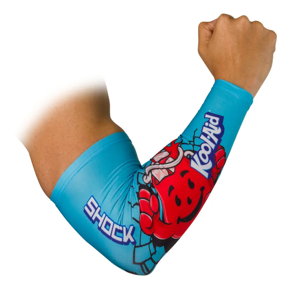 Shock Doctor Showtime Kool-Aid Tropical Punch Compression Arm Sleeve - 87% Polyester, Stay Active, Stay Covered, Stay Cool, Machine Washable