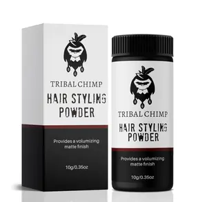 Tribal Chimp Hair Styling Powder for Men & Women – Hair Volumizer & Texture Powder for All Hair Types with Matte Finish – 24H Invisible Hold, Adds Volume & Texture, Non-Sticky and Smells Great – 10g