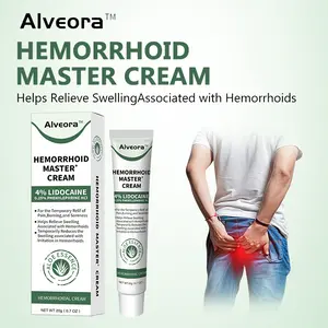 Alveora 3 Hemorrhoid,Lidocaine, glycerin, camphor,Alveora Hemorrhoid ReliefGel Infused with safflower seed, scutellaria baicalensis &purple daisy extract plus carboxymethylcellulose, topicaluse for hemorrhoid relief.