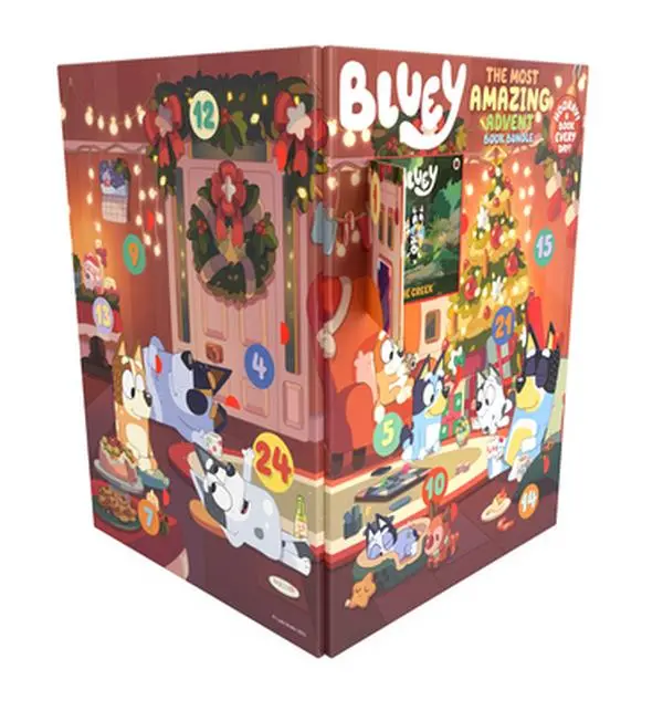 Bluey: The  Amazing Advent Calendar Book Bundle -- Penguin Young Readers Licenses - Paperback
