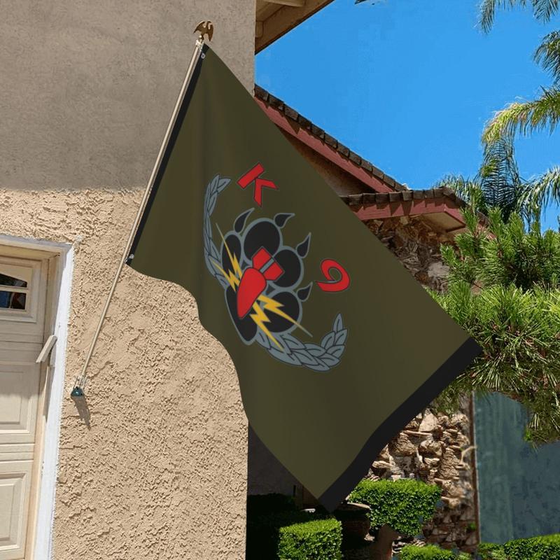 Explosives Detection K9 Flag For Outdoor Indoor House Decor Durable Garden Banner Sign Party Parade Breeze 3x5 Ft
