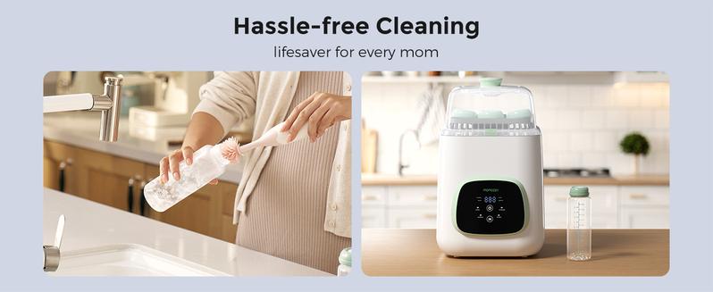 Momcozy Portable Breast Milk Cooler for Travel, 24H Ice-Free Cooling Breastmilk Storage Bottles Container, 12oz Leak Proof Outdoor Small Freezer, Baby Breastfeeding Essential Gift for New Moms