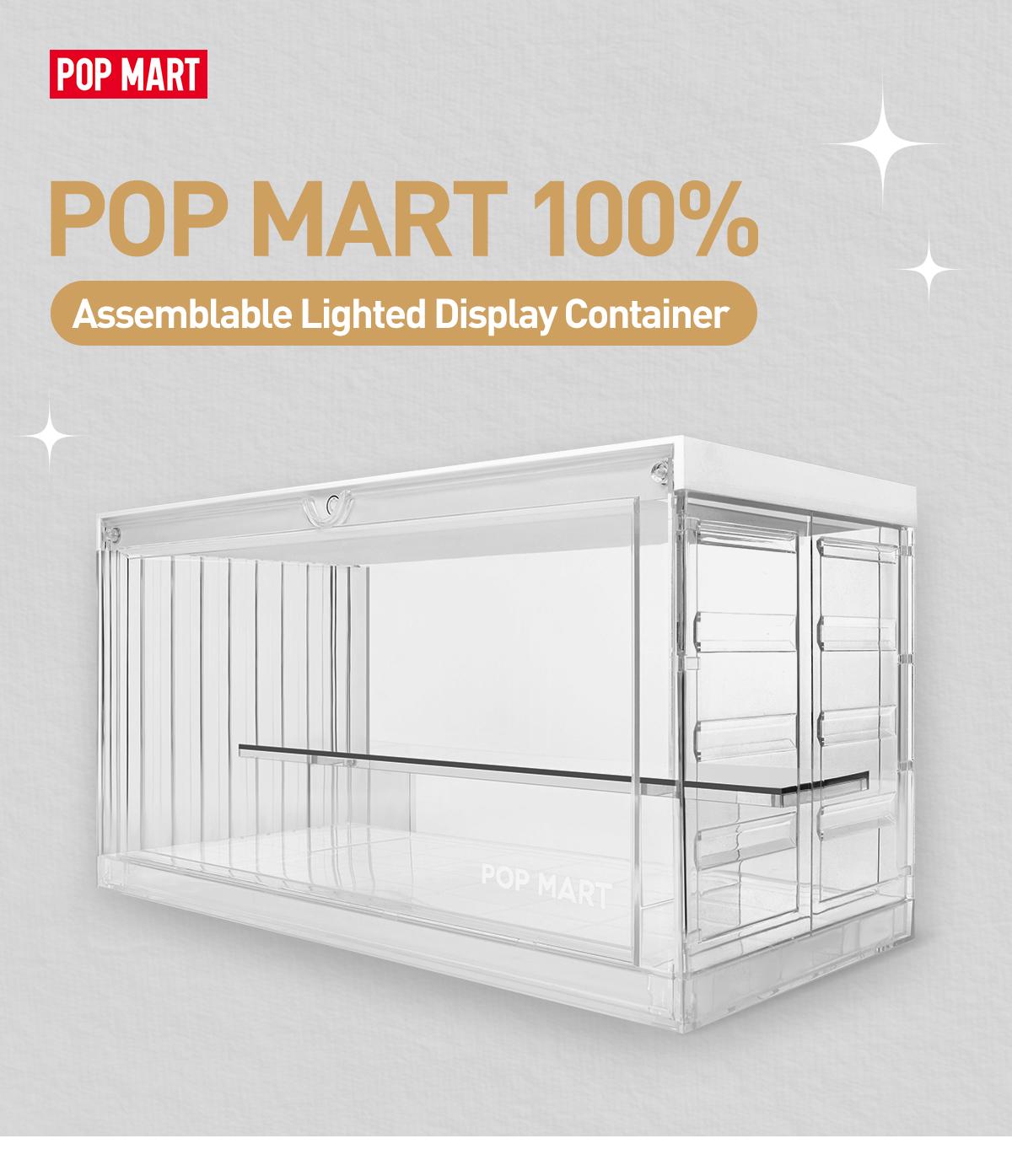 POP MART 100% Assemblable Lighted Display Container