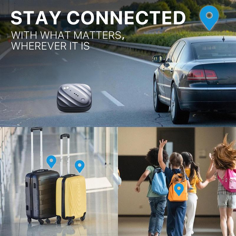 Small Vehicle GPS Tracker - Waterproof 4G LTE + Apple Find My Compatible, for Car/Person/Pet/Item Tracking (Worldwide Coverage) | Smart Alerts, Discreet Tracking Device (Subscription Required)