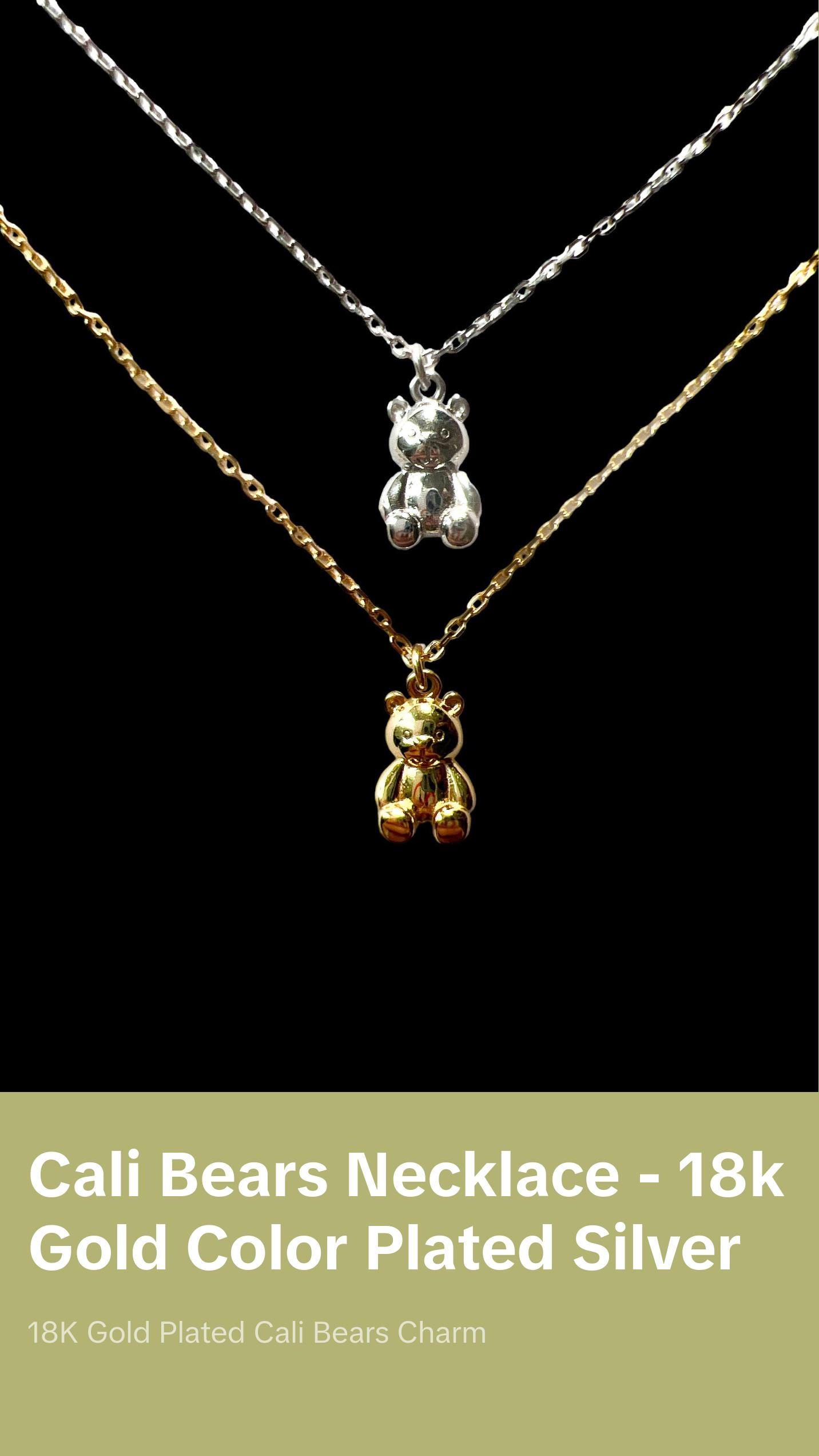 “Cali bears” necklace