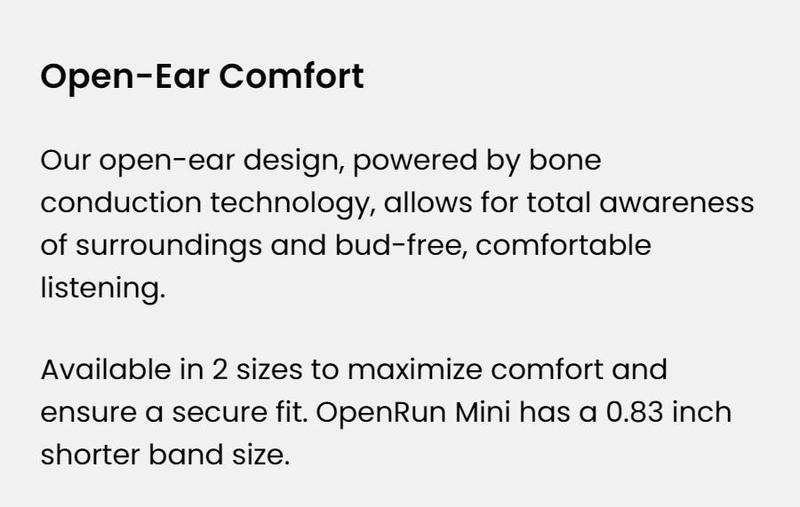 SHOKZ OpenRun - Open-Ear Bluetooth Bone Conduction Sport Headphones, Sweat Resistant Wireless Earphones for Workouts and Running, Built-in Mic