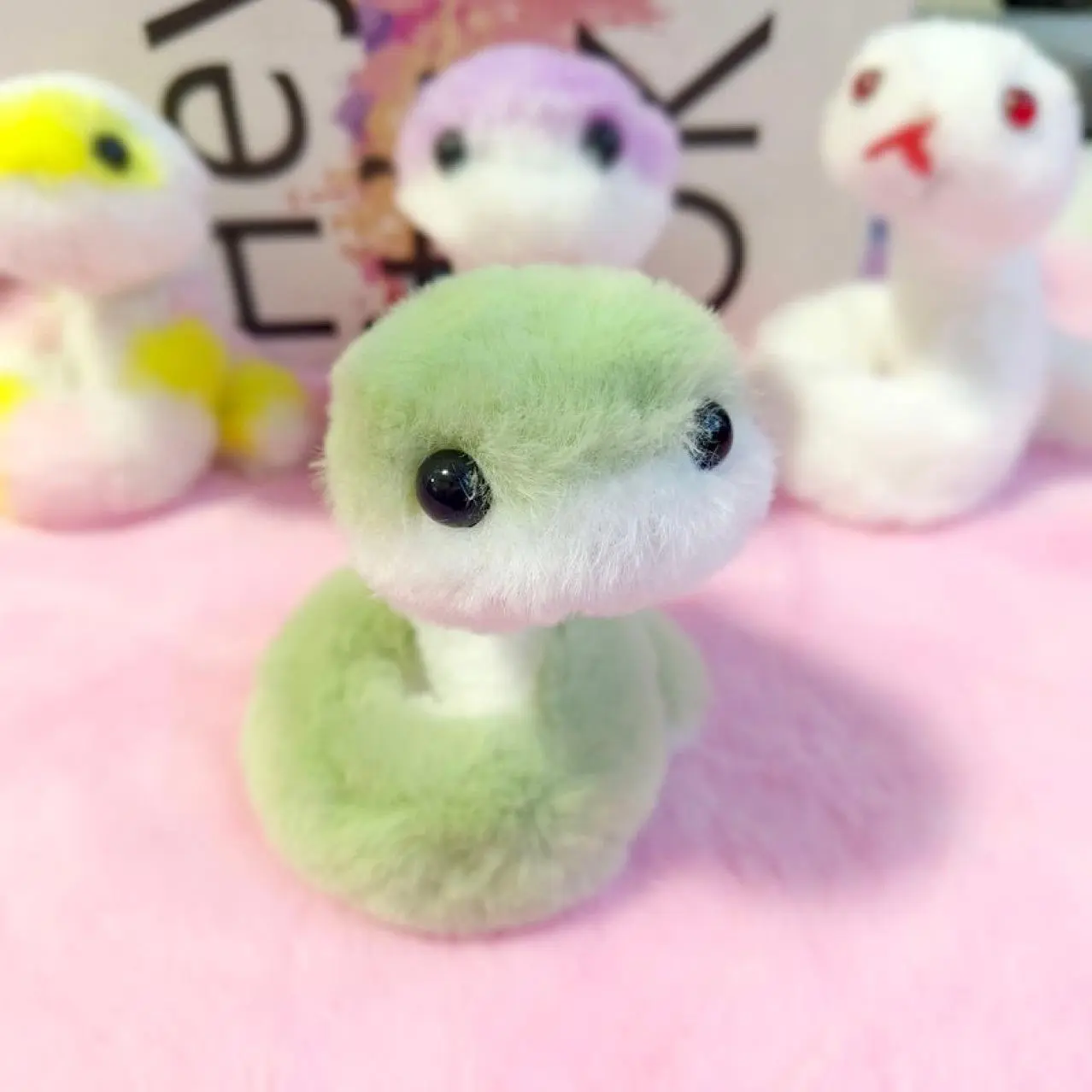 Mini Snake Plush Toy - Quirky Soft Doll for Girls, Whimsical Children's Mascot & Decorative Plushie