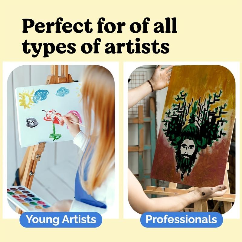 150 high-quality square canvas papers, suitable for artists - perfect for oil painting and pastel painting, ideal for creating dynamic abstract artworks. They are bound in loose pages. [Free one roll of 20 meters of detachable artist masking tape]