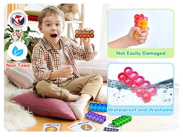 JoyCat Ten-Frame Math Learning Tools for Elementary, 10 Frames and 20 Task Cards, Durable Math Counting Games, Preschool Classroom Learning Activities