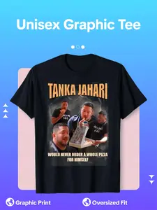 TANKA JAHARI T-SHIRT men’s t-shirt Round Neck Streetwear