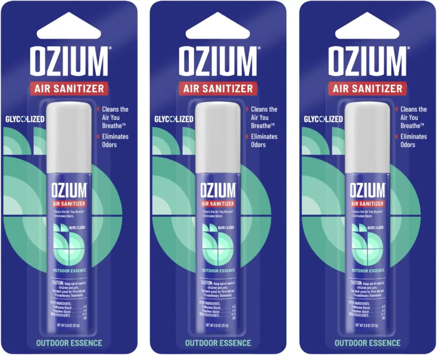 Ozium Air Sanitizer Spray 0.8oz 2 Pack Odor Eliminator Smoke & Air Freshener  Category: