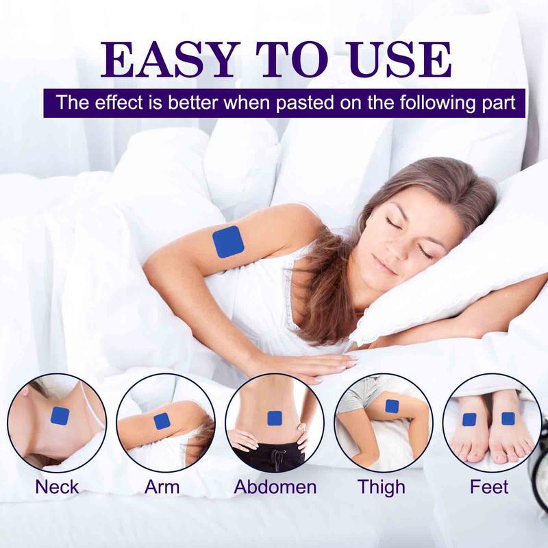 Sefudun Extra Strength Sleep Patches for Adults - 60 Easy-to-Apply Patches for Improved Sleep Quality & Better Rest - Fitness Healthcare Solution Edible Vitamin