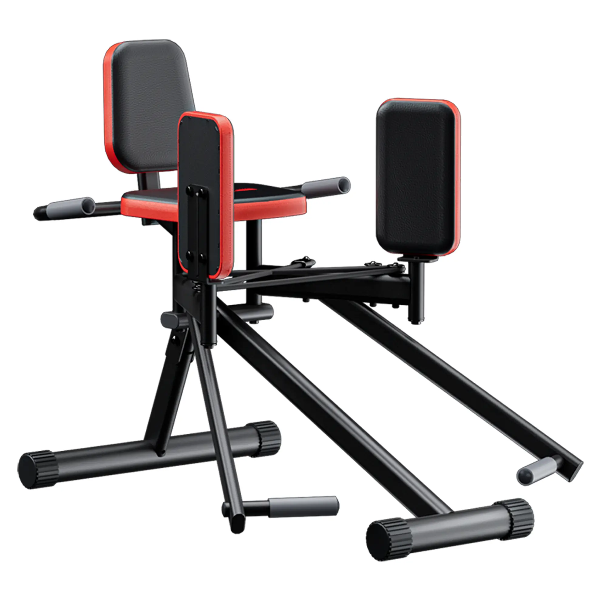 SEANLEECORE Glute Abduction Machine, Sturdy Steel Frame Glute and Thigh Exercise Equipment for Women's At-Home Workouts, Easy Clean Leather with Adjustable Resistance, Glute Workout