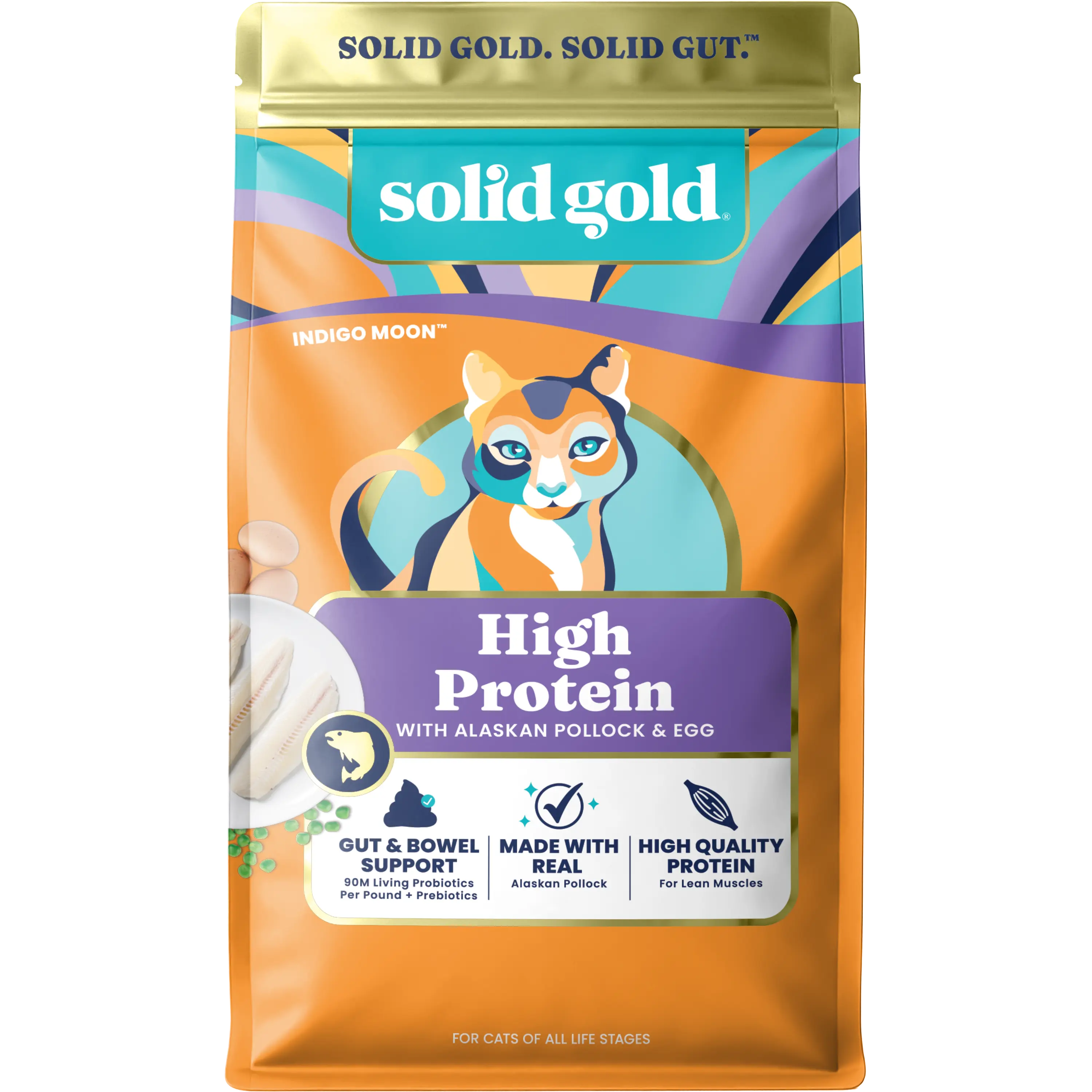 Solid Gold Indigo Moon™ Alaskan Pollock Dry Food for Cats
