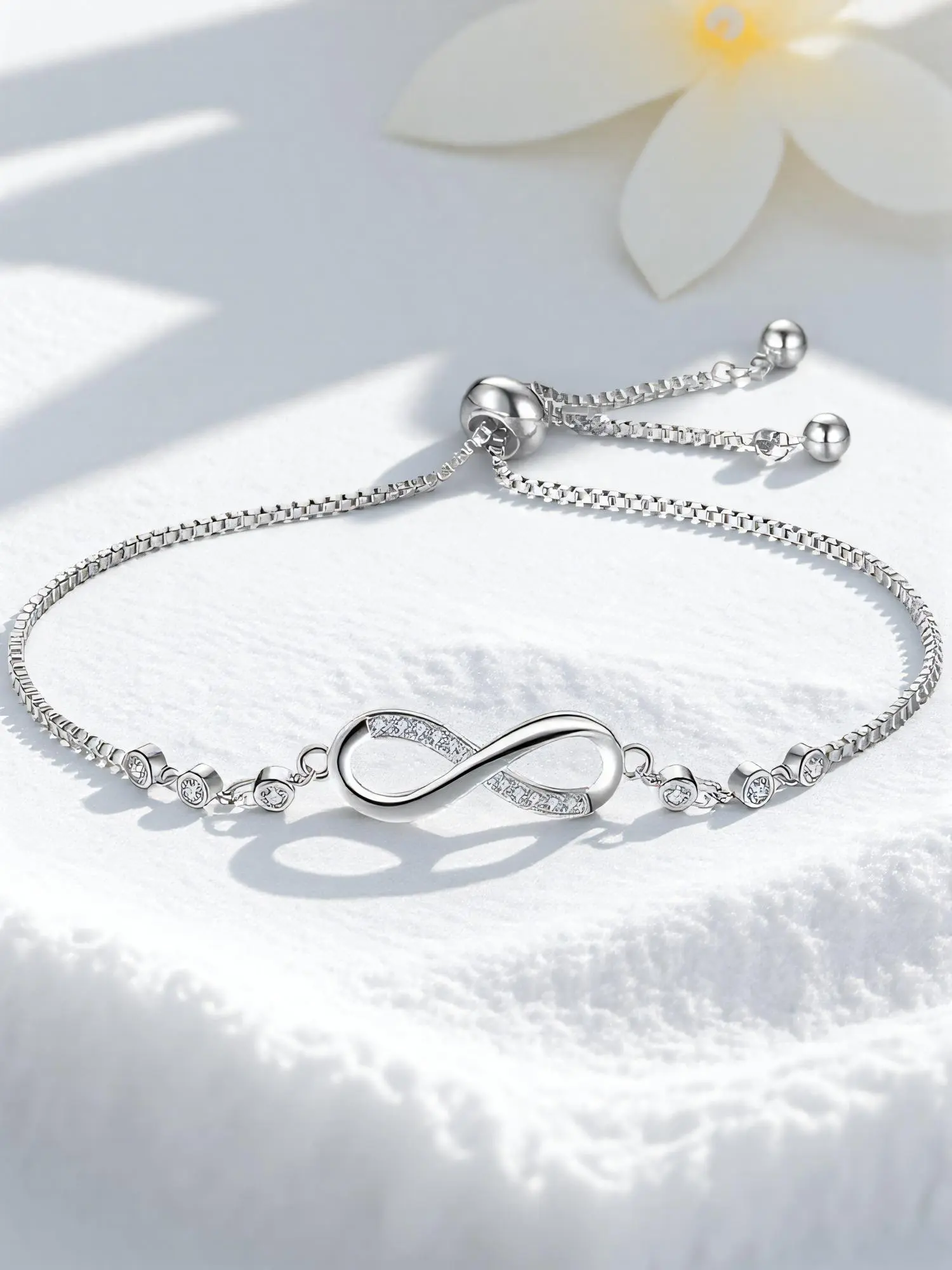 Minimalist Infinity Design Copper Bracelet, Elegant Women's Bracelet, Fashion Jewelry for Party, Daily Clothing Decor, Trendy All-match & Exquisite Jewelry for Birthday Gift, Trendy Jewellery Accessories