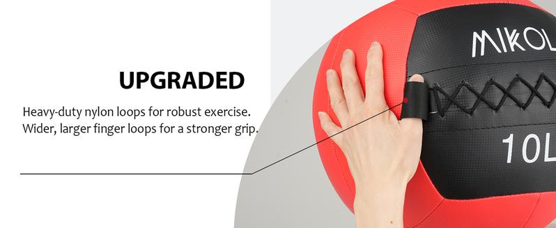 MIKOLO Medicine Ball Set for Core & Strength Training – Multi-Weight (10/15/20/25LB), Soft Wall & Slam Balls, Home Gym Fitness EquipmentMIKOLO Arm Workout Machine