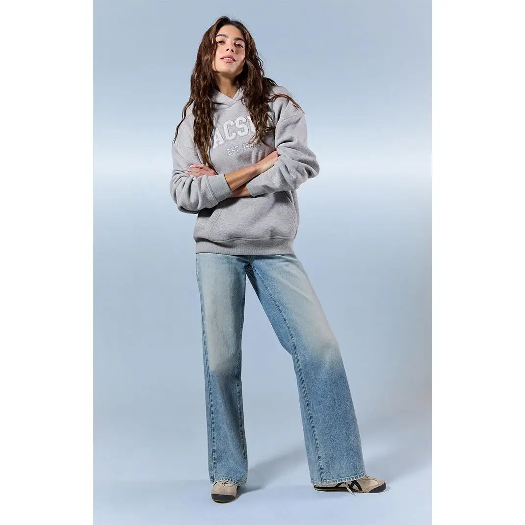 Pacsun Women's Zoe Low Rise Girlfriend Jeans Light Blue