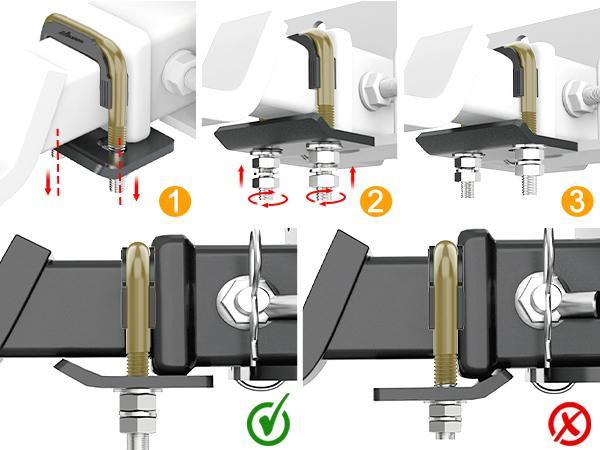Nilight Trailer Hitch Tightener for 2 Inch Trailers Hitches Mount Anti Rattle Heavy Duty Steel with Rubber Cover Bronze U Bolt Matte Black Plate Electrophoresis Anti-Rust Triple Protective Nilight Trailer Hitch Tightener for 2 Inch Trailers Hitches Mount Anti Rattle Heavy Duty Steel with Rubber Cover Bronze U Bolt Matte Black Plate Electrophoresis Anti-Rust Triple Protective