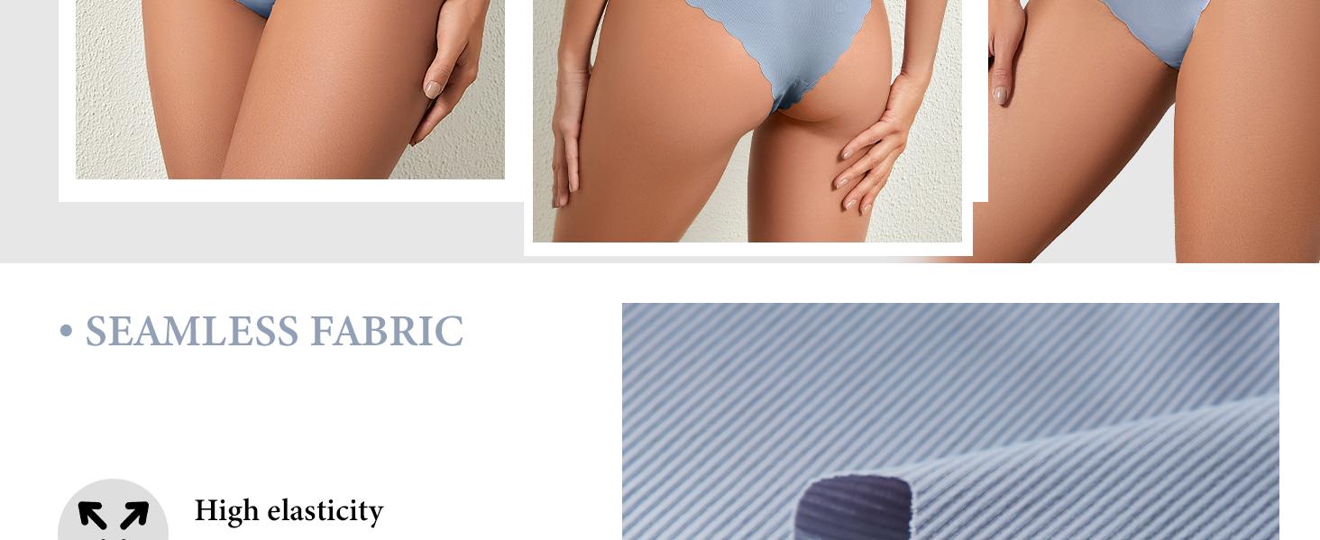 6-Pack Seamless Bikini Briefs – Breathable No Show Panties for Women Underwear solid color seamless Everyday Womenswear TikTokShopBlackFriday Minimalist panties