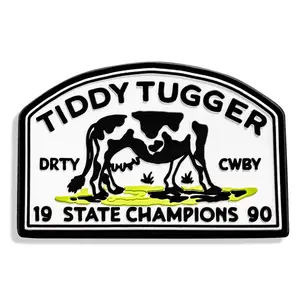 DIRTY COWBOY USA State Champions Tiddy Tugger PVC Velcro Patch
