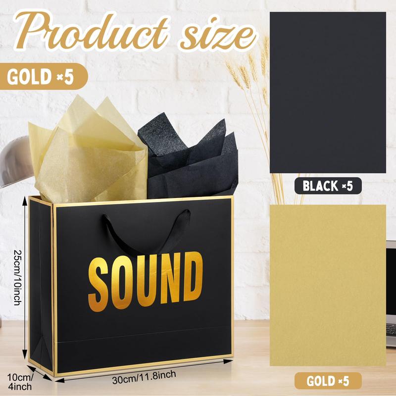 Valentines 5 senses Gift Bags for Her Sight Smell Touch Taste Sound Goodie Bags with Handles Tissue Paper,Birthday Party Gift Idea,Present Wrappings for Girlfriend Couple,Galentine's Day Mother's Day Birthday Wedding Party Gift,Valentine Gift Exchange