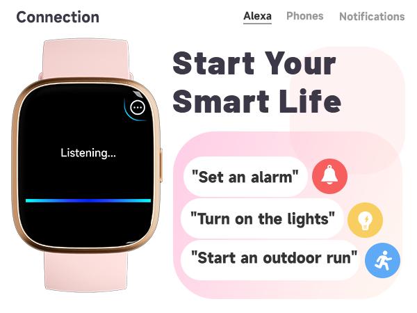 TOOBUR Smart Watch for Women Man, Fitness Tracker with Answer/Make Calls, Sports Watch with Sleep Monitor/100 Sports Models/IP68 Waterproof Pedometer, Smartwatch Compatible Android iOS
