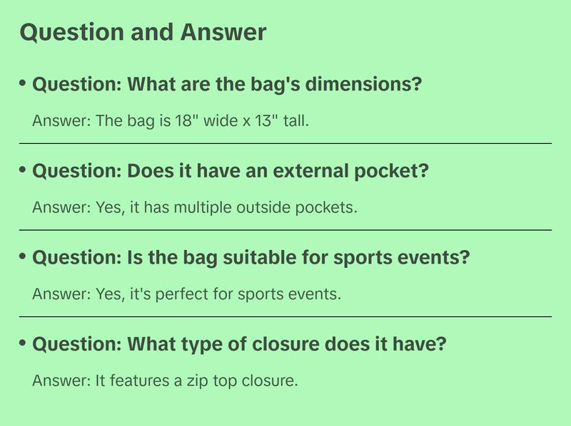 Here For The Goals with Black Trim Large Organizer Tote Carrying Bag Durable Folding Bag