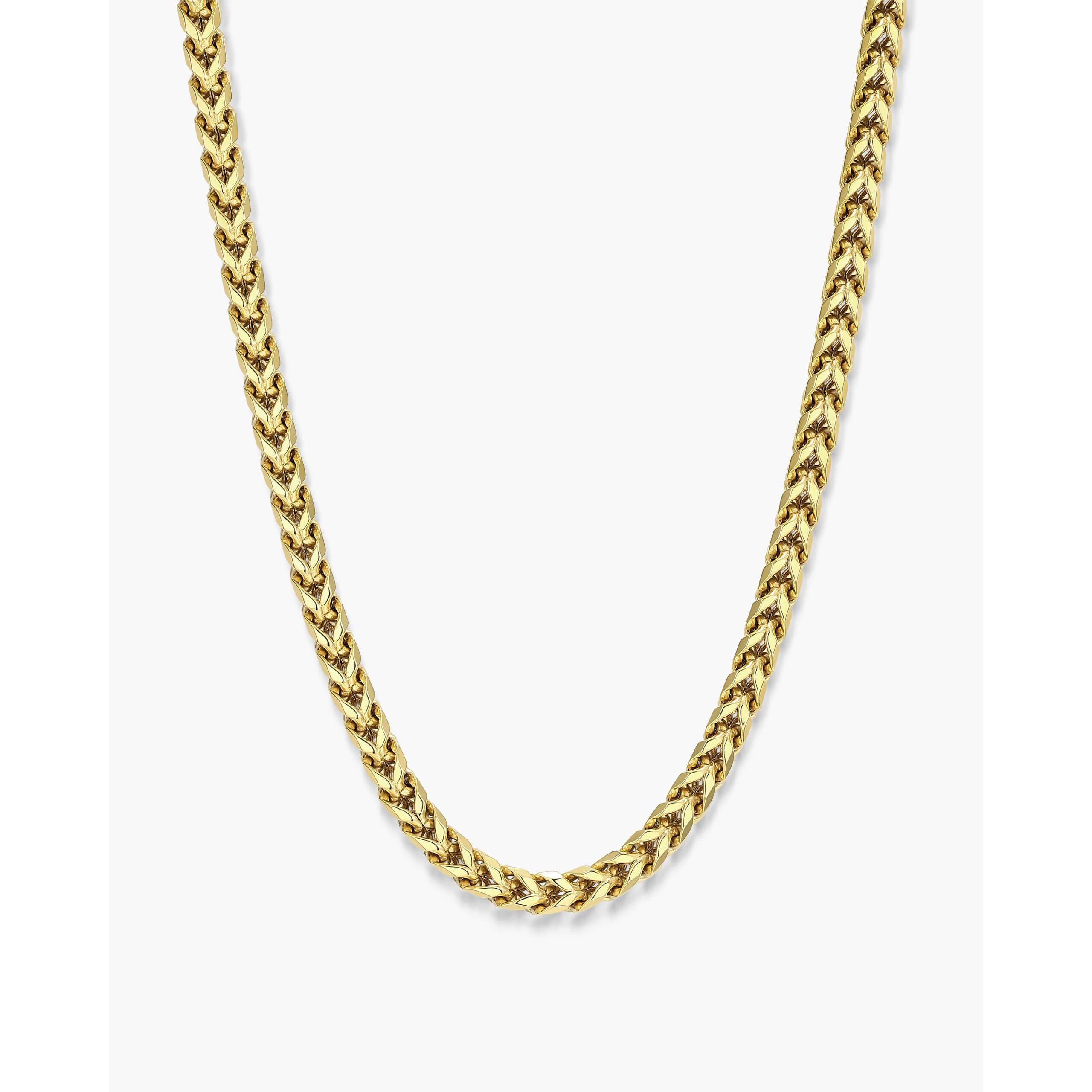 JAXXON Franco Chain 5mm - Box Clasp - Gold