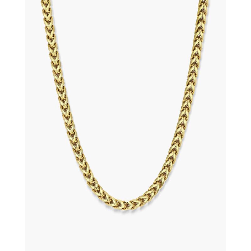 JAXXON Franco Chain 5mm - Box Clasp - Gold