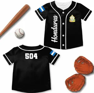 Honduras 504 Baseball Jersey, Honduras Flag Baseball Jersey, Jersey for Youth Kids And Adults, Honduras Soccer Jersey, Gift For Friend, Gift For Fan, Gift For Boys