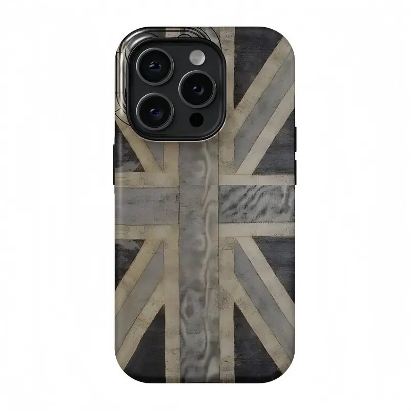 Vintage Union Jack Smartphone Casing - Retro Distressed Flag Cover with Full Body Protection for iPhone 17 Pro,16,15,14,13,12,11 Max Plus Air & Samsung S26,S25,S24,S23 Ultra,Galaxy A16,A15 5G Handheld Cellphone Devices, Accessories, Protective