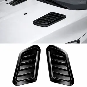 2PCS Universal Hood Air Vents for Car Hood Scoop, Bonnet Vent Hood Air Intake Trim Cover
