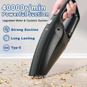 12000PA Handheld Vacuum Cordless with Battery, Strong Suction Powerful Portable Shop Vacuum, USB Rechargeable Car Vacuum for Home Office,for home, car, office, and pets
