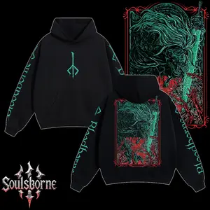 [Soulsborne Style] Vintage Grim Style Ludwig the Accursed Holy Blade - Bloodborne Unisex Hoodie, Soulsborne Gaming Apparel, Game Shirt, Video Game Clothes, Boy Merch, Gift For Him, Gift For Her, Soulslike Streetwear