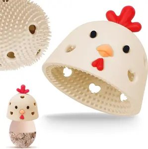 Egg Brush Cleaner Unique Silicone Scrubber Tool for Fresh Eggs High-Quality Multi-functional Cleaning for Fruits Vegetables Safe Reliable Kitchen Tool