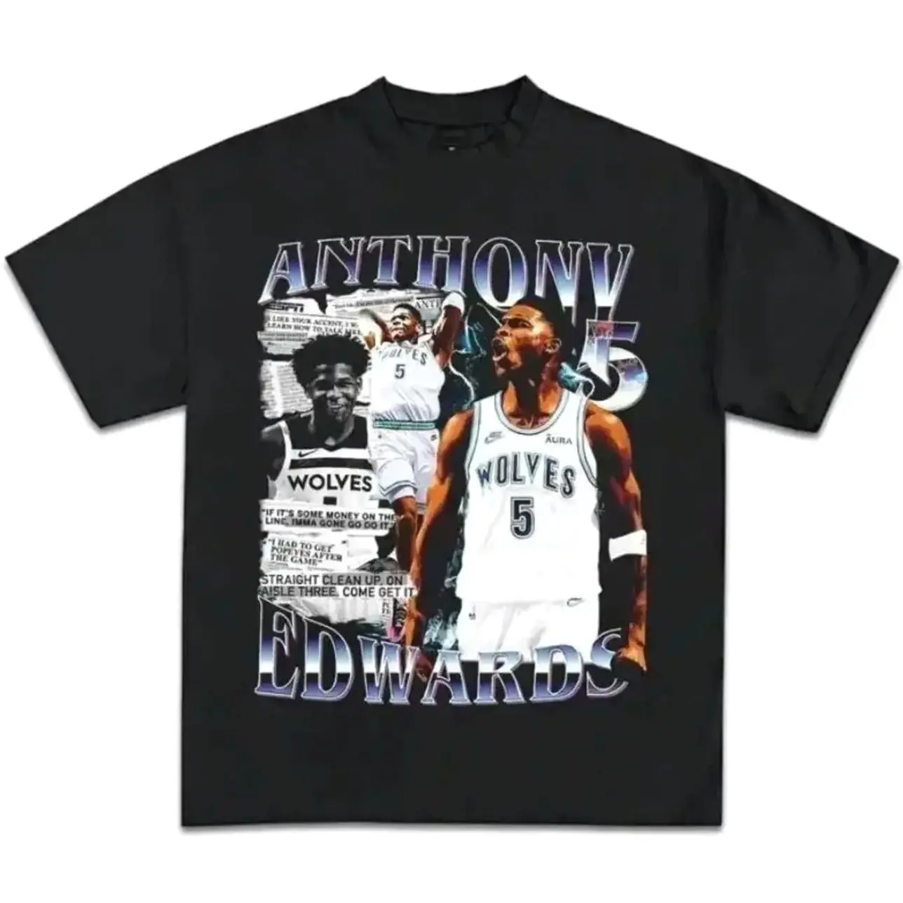 Ant Man Vintage Washed Basketball Graphic T-Shirt, 90s Retro Sports Cotton Casual Streetwear Tee for Men and Women