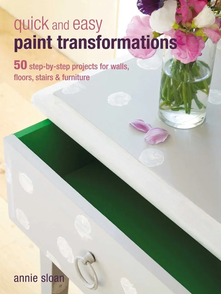 USED Book - Quick and Easy Paint Transformations: 50 Step-By-Step Projects for Walls, Floors, Stairs & Furniture by Sloan, Annie (Paperback) - english