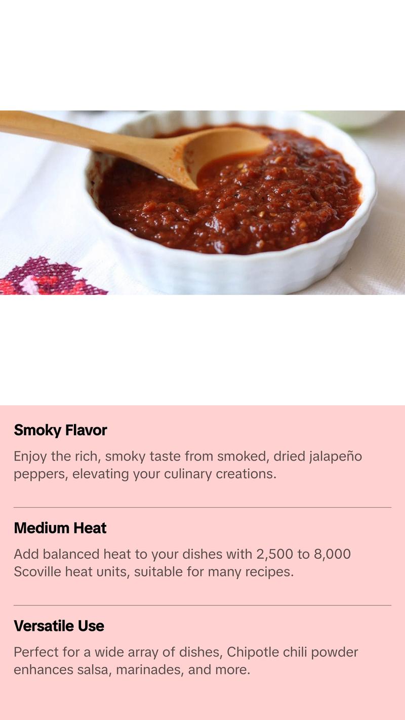 Chipotle Chili Powder Ground (Chile Chipotle) 1 lb