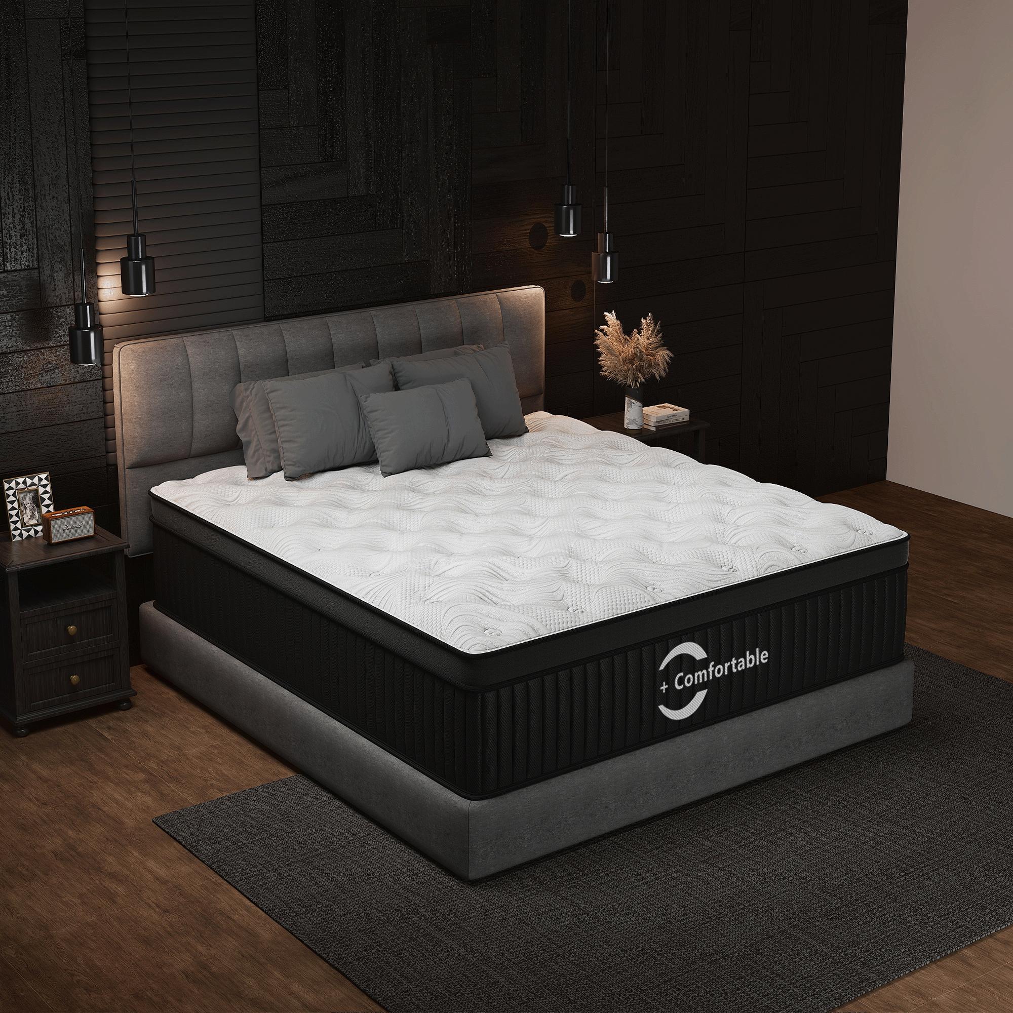 mattress queen sizeHibrid mattress12/14 Inch Twin, Full, KingMattress Memory Foam And Spring, HybridMattressMedium Firmness, Lumbar Support, Ergonomic mattressqueen size mattress