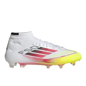adidas Womens F50 Elite Firm Ground Mid Soccer Cleats  - White